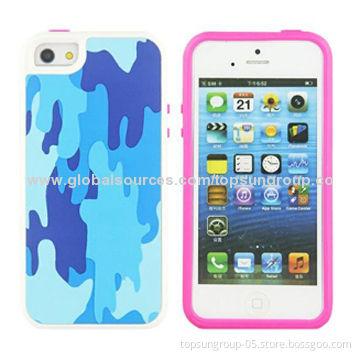 PC + TPU Cases for iPhone 6 with Camouflage Pattern